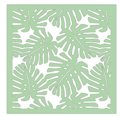 palm leaf stencil